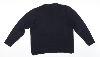 BHS Mens Blue   Pullover Jumper Size M