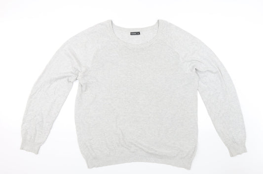Peacocks Womens Grey   Pullover Jumper Size 2XL
