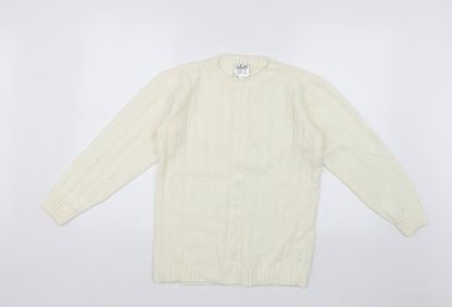 Girl! Girls White   Pullover Jumper Size 11 Years