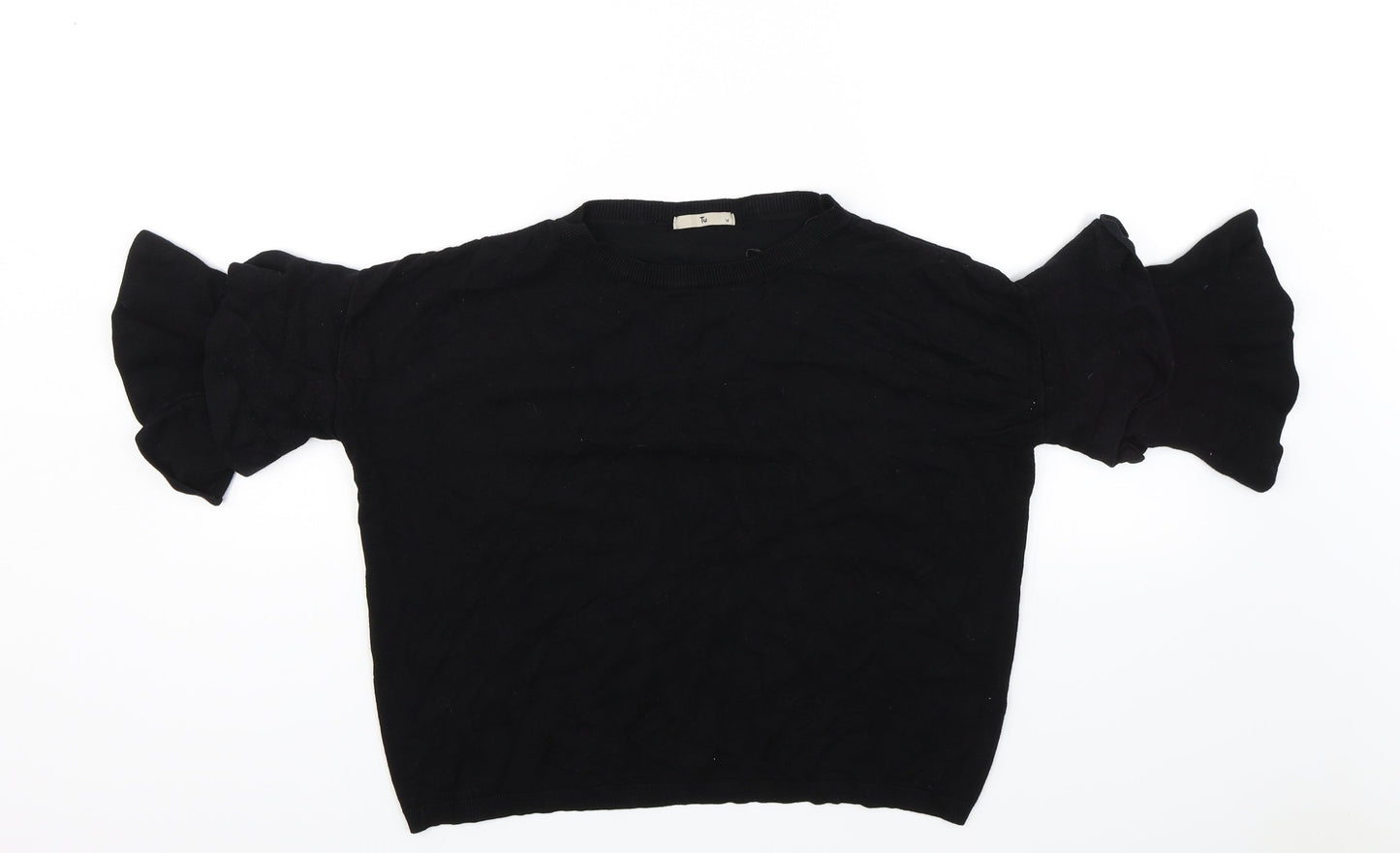 TU Womens Black   Basic Blouse Size 16