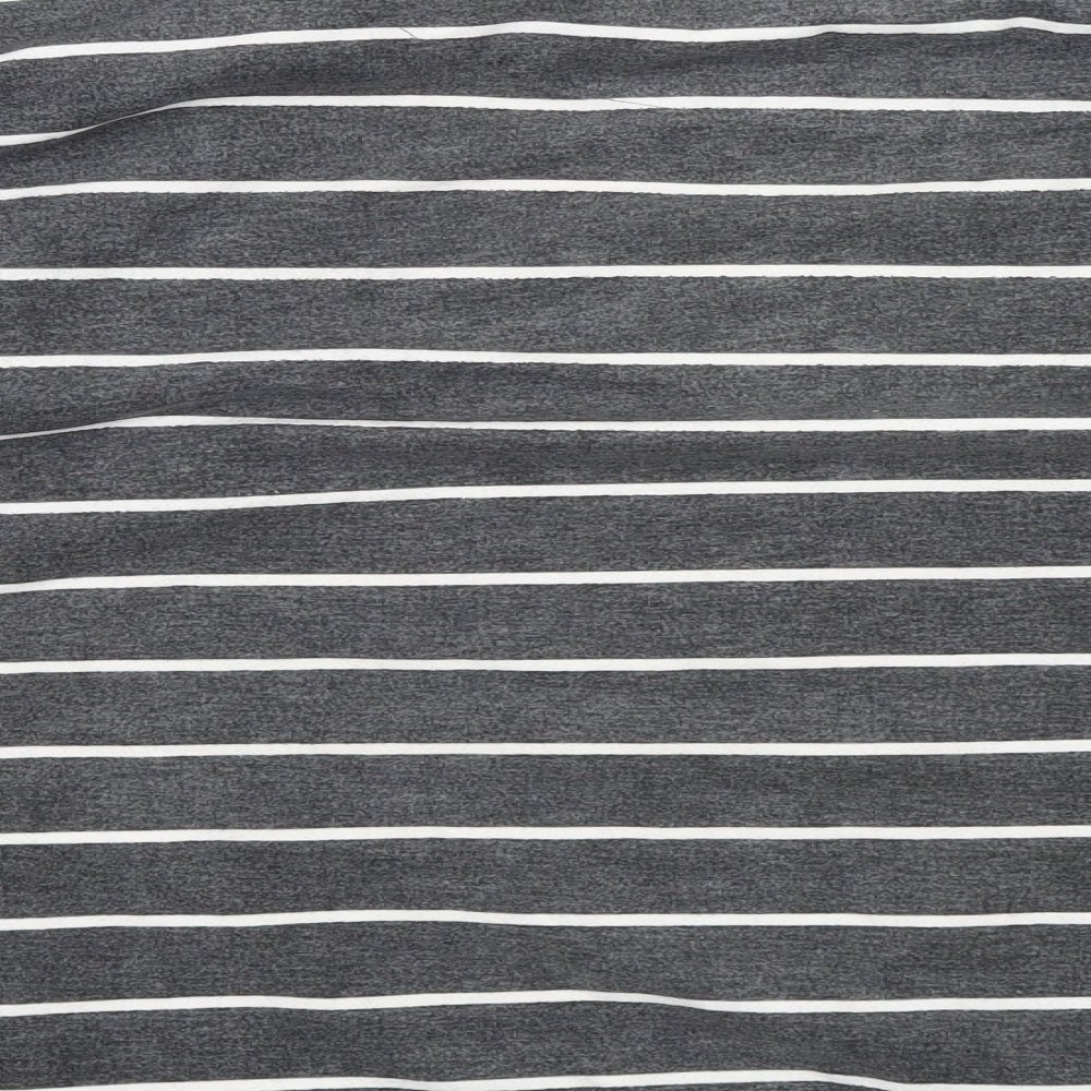 NEXT Womens Grey Striped  Pullover Jumper Size 10  - Bonnie Nuit