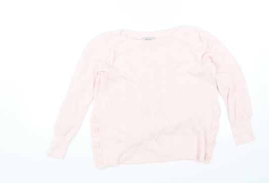Per Una Womens Pink   Pullover Jumper Size 12