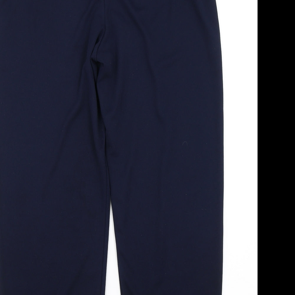 Daxon Womens Blue   Capri Trousers Size 14 L25 in