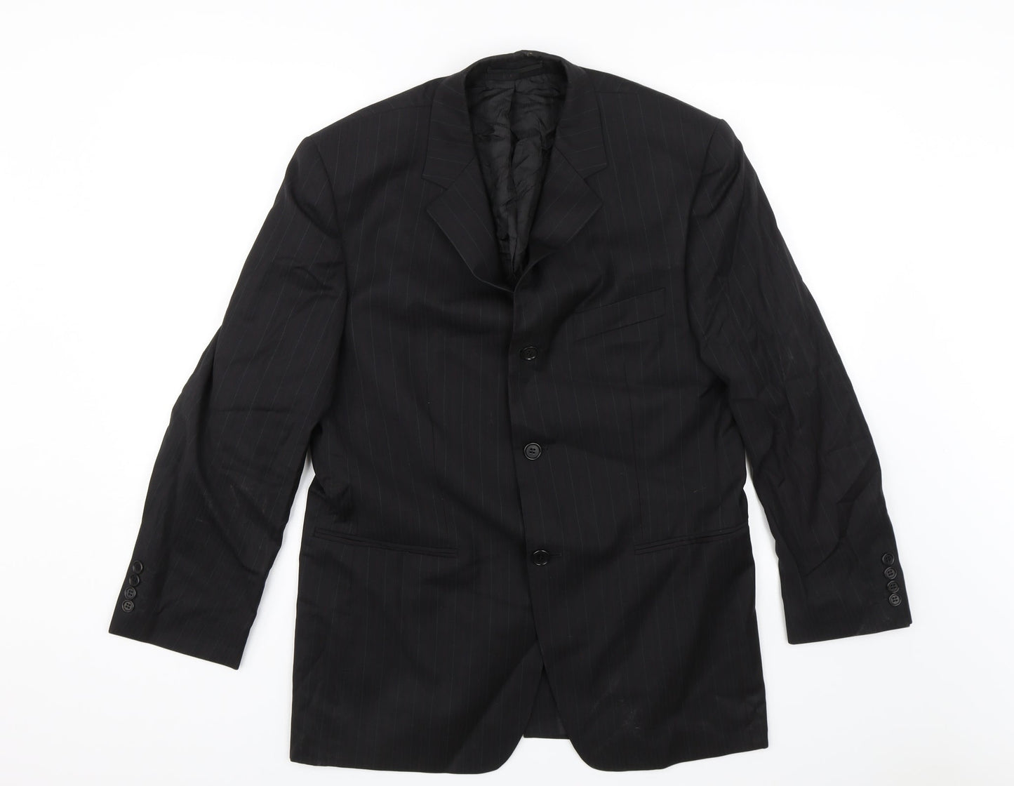 Mens UK Size 36 Van Kollem Regular Black Suit Jacket