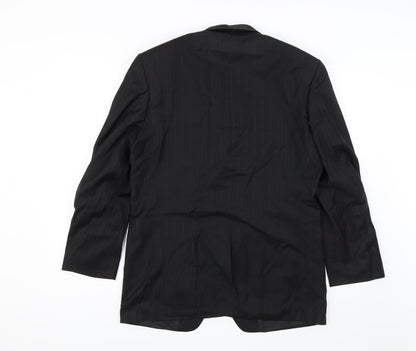 Mens UK Size 36 Van Kollem Regular Black Suit Jacket