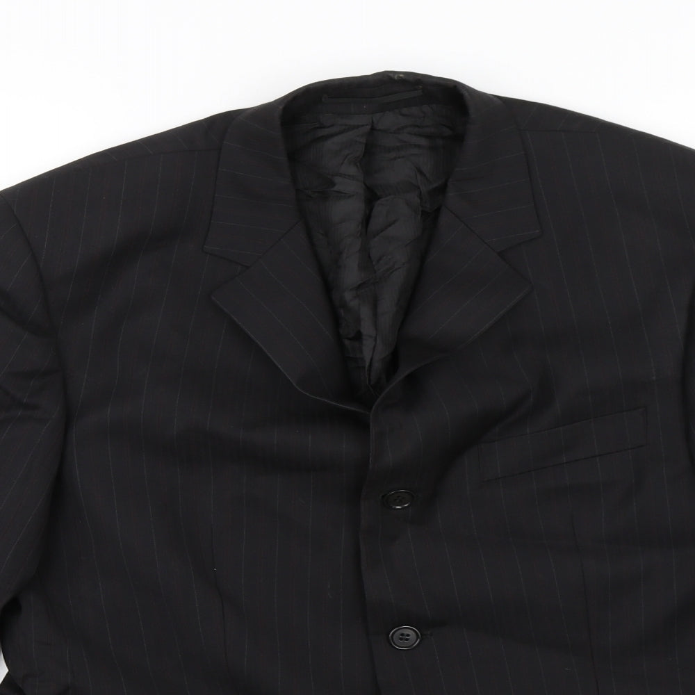 Mens UK Size 36 Van Kollem Regular Black Suit Jacket