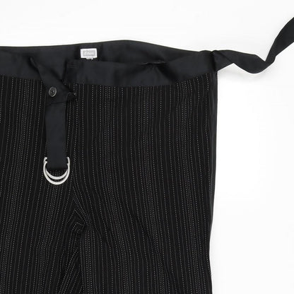 elam Womens Black Striped  Trousers  Size 42 L22 in