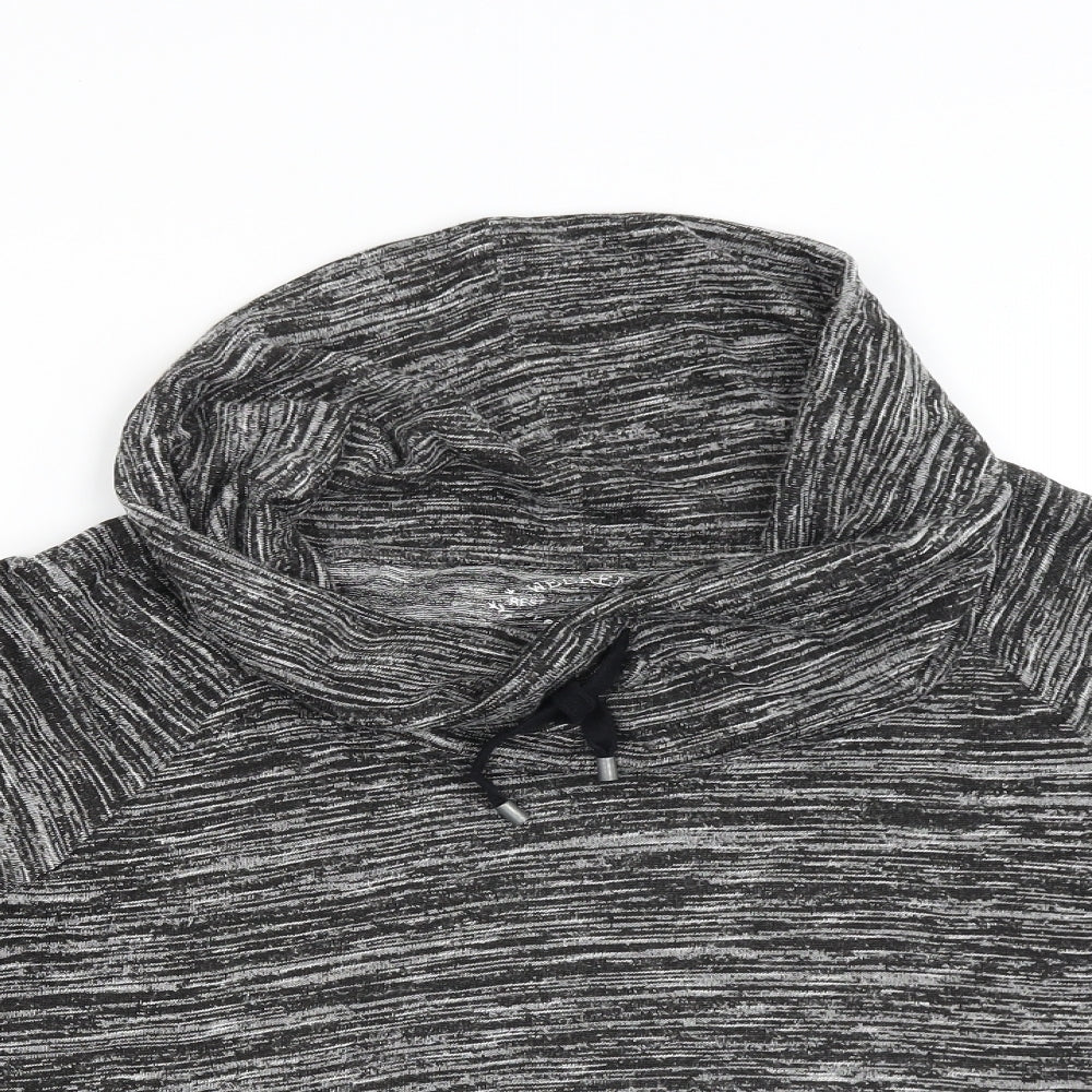 Mens UK Size M Peacocks Grey Pullover Hoodie
