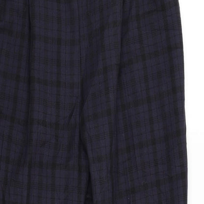 Womens UK Size 32 Marks and Spencer Regular Fit Capri Purple Trousers