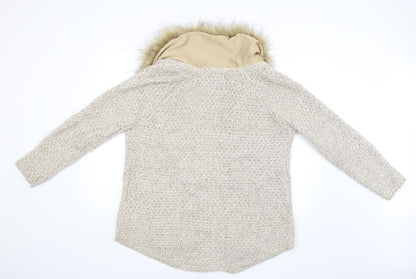 Womens UK Size 14 NEXT Beige Jacket