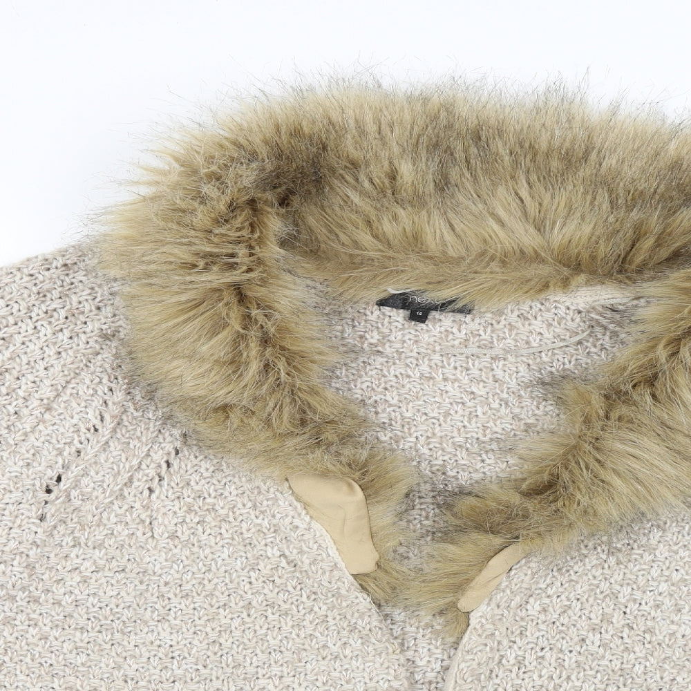 Womens UK Size 14 NEXT Beige Jacket