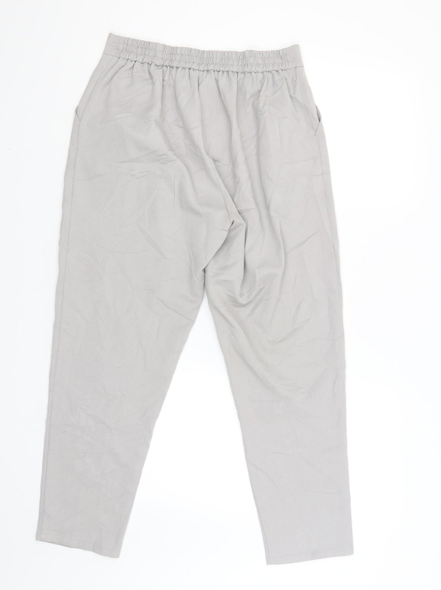 New Look Womens Grey   Chino Trousers Size 10 L27 in