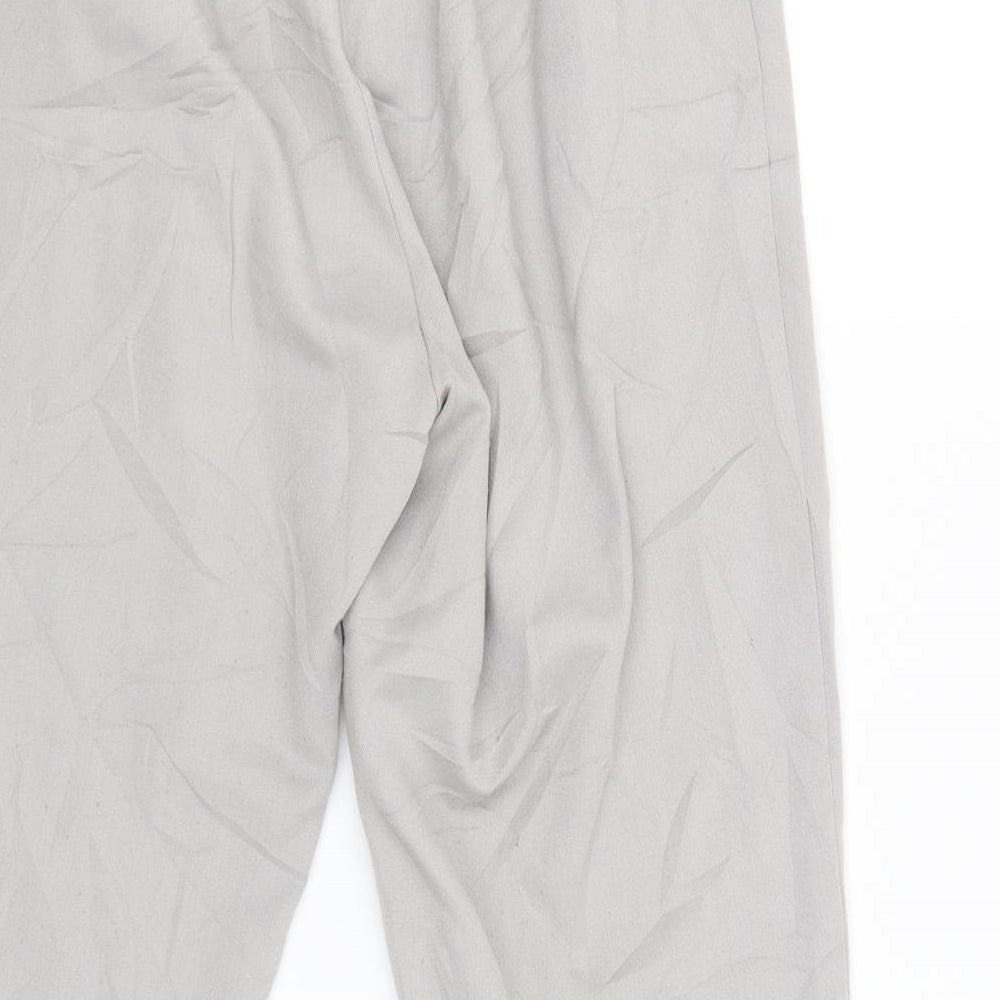 New Look Womens Grey   Chino Trousers Size 10 L27 in