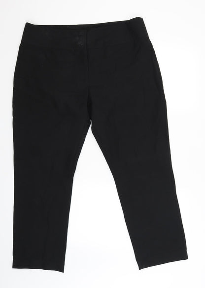 G Womens Black   Trousers  Size 16 L27 in