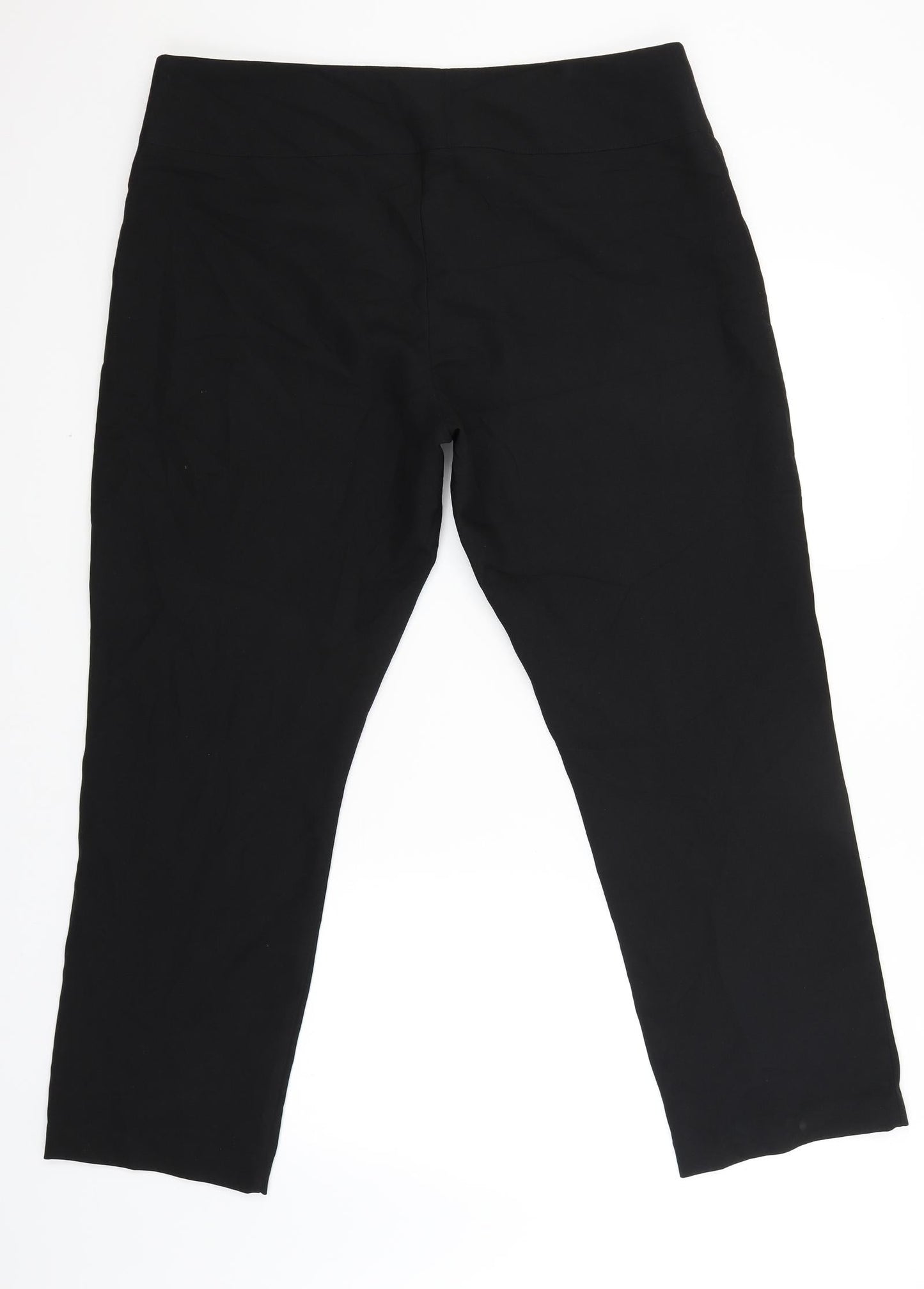 G Womens Black   Trousers  Size 16 L27 in