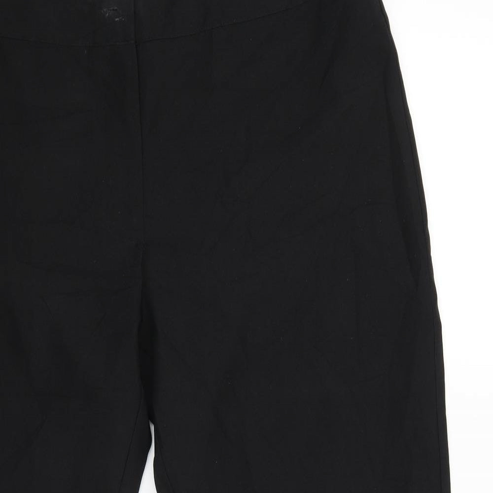 G Womens Black   Trousers  Size 16 L27 in