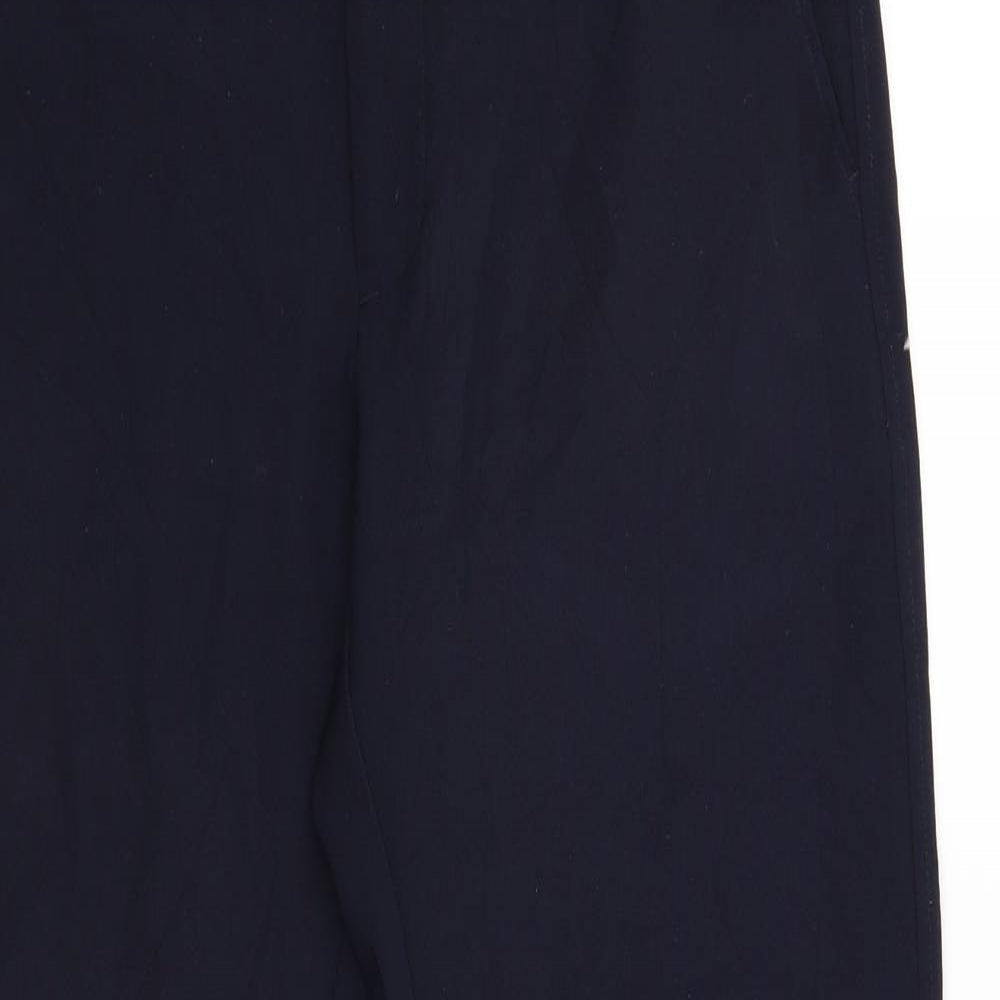 Womens UK Size 32 M&S Regular Fit  Blue Trousers