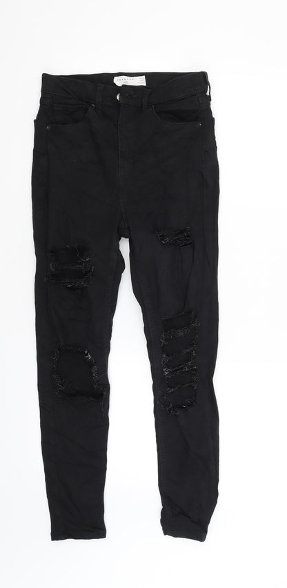 Topshop Womens Black   Skinny Jeans Size 28 L26 in