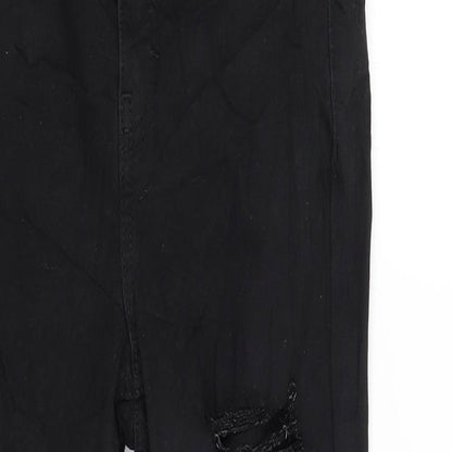 Topshop Womens Black   Skinny Jeans Size 28 L26 in