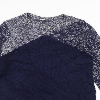 Gap Mens Blue  Knit Pullover Jumper Size L