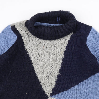 M&Co Womens Blue   Pullover Jumper Size 14