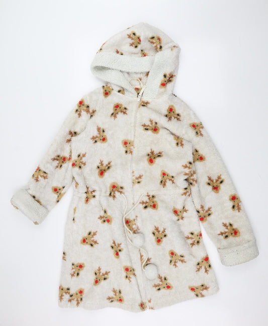 Womens UK Size 10 Marks and Spencer White Jacket