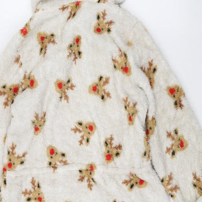 Womens UK Size 10 Marks and Spencer White Jacket