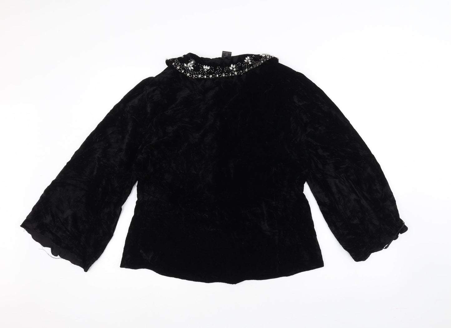 Womens UK Size L Fusion Black Jacket