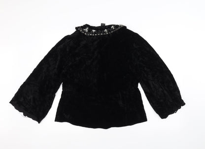 Womens UK Size L Fusion Black Jacket