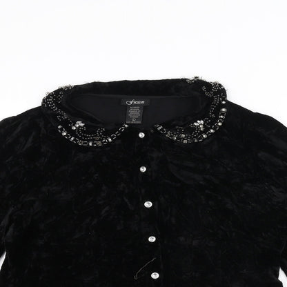 Womens UK Size L Fusion Black Jacket
