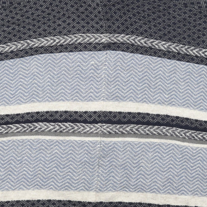 Falmers Heritage Womens Blue Striped  Jacket Poncho Size M