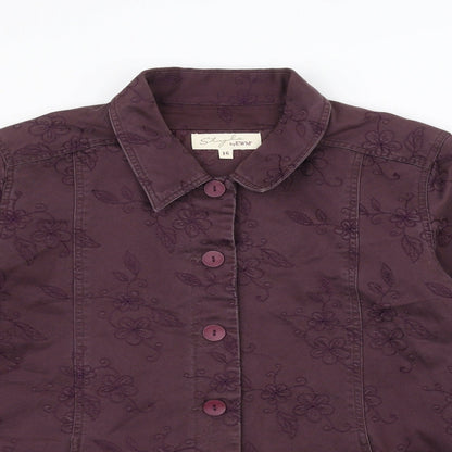 Womens UK Size 16 EWM Purple Jacket