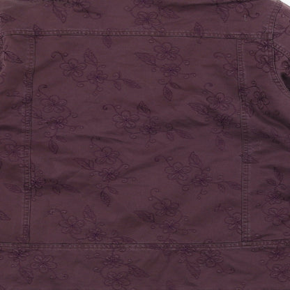 Womens UK Size 16 EWM Purple Jacket