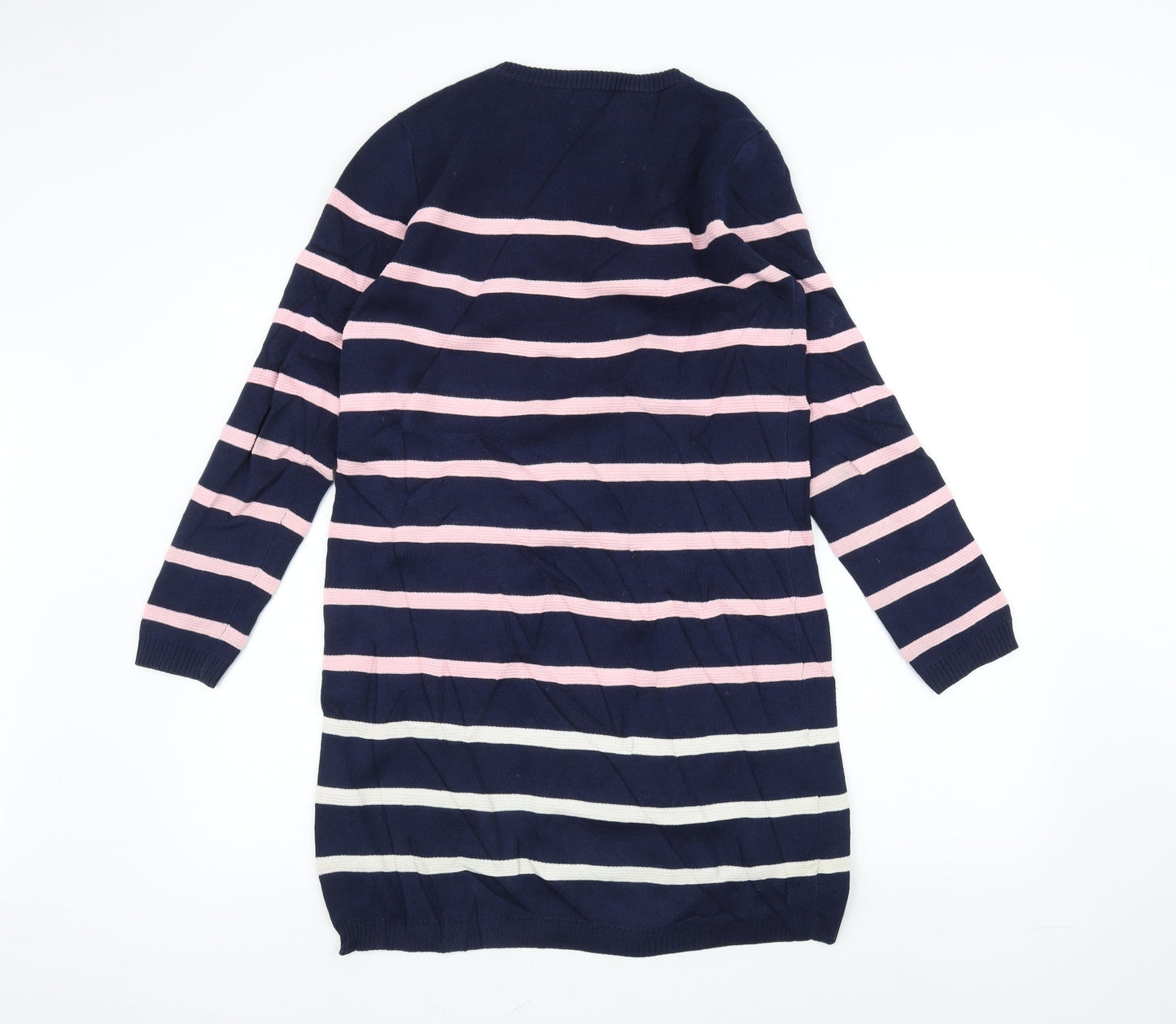ulifestyle Womens Blue Striped  Jumper Dress  Size S