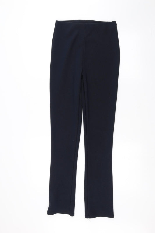 Womens UK Size 10 Preworn Regular Fit  Blue Trousers