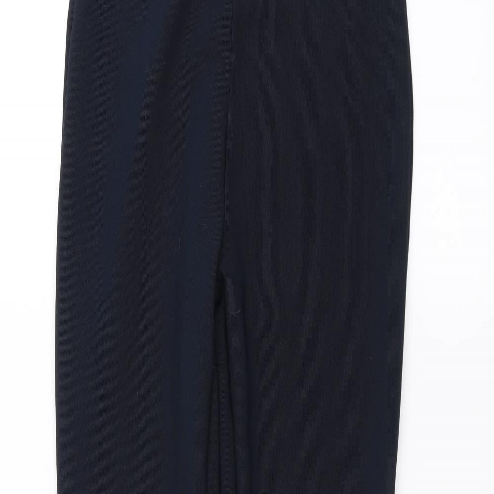 Womens UK Size 10 Preworn Regular Fit  Blue Trousers