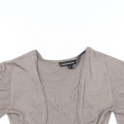Warehouse Womens Brown   Cardigan Jumper Size 6