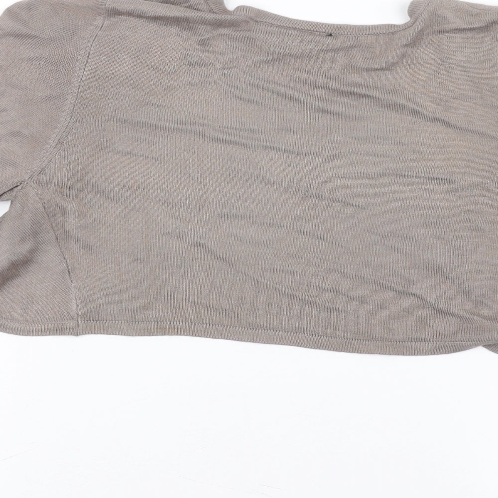 Warehouse Womens Brown   Cardigan Jumper Size 6