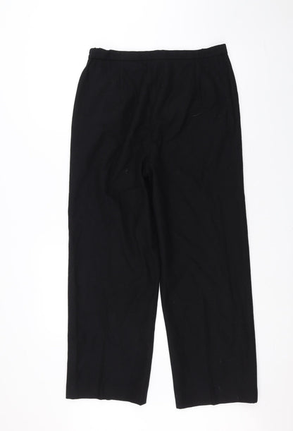 Essex Womens Black   Trousers  Size 12 L25 in