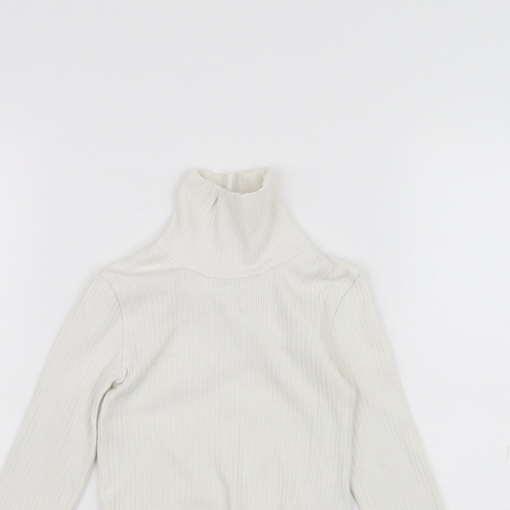 Primark Girls White   Basic T-Shirt Size 3-4 Years