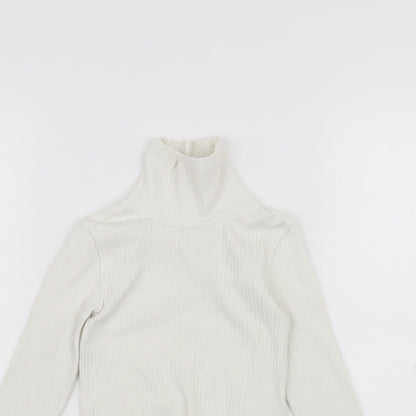 Primark Girls White   Basic T-Shirt Size 3-4 Years