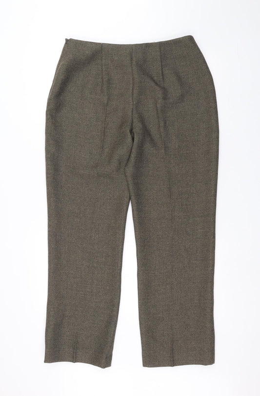 Berkertex Womens Brown   Trousers  Size 14 L27 in
