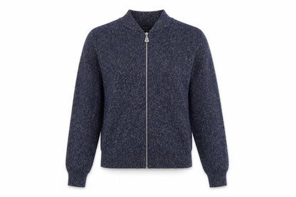 Front view of Atmosphere women’s blue cardigan jumper, size UK 10