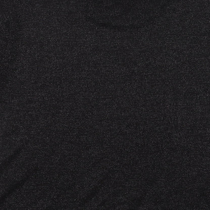 Womens UK Size 10 Berkertex Black Basic T-Shirt