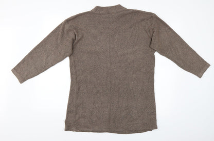 Fire Womens Beige   Pullover Jumper Size S  - pockets