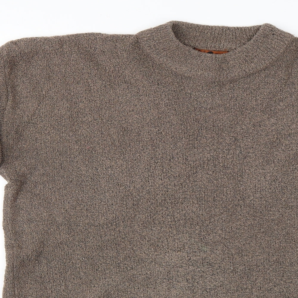 Fire Womens Beige   Pullover Jumper Size S  - pockets