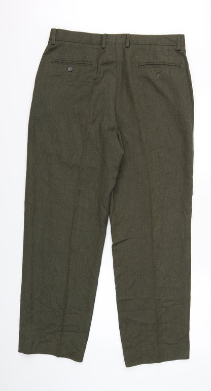 Claiborne Womens Green   Trousers  Size 34 L28 in