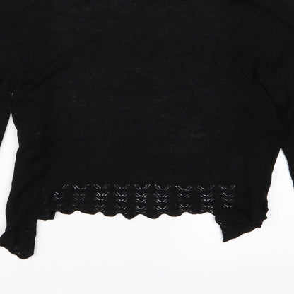 Primark Womens Black   Cardigan Jumper Size 2XS