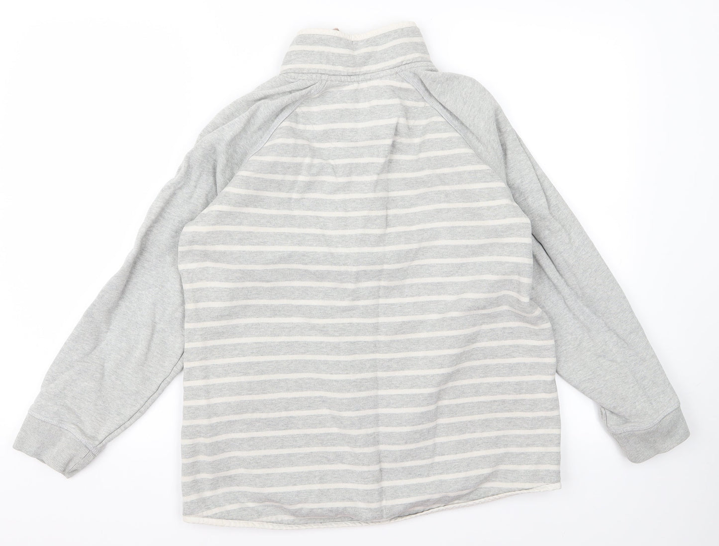 crew Womens Green Striped  Pullover Jumper Size 12