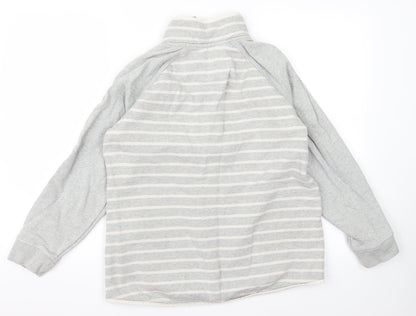 crew Womens Green Striped  Pullover Jumper Size 12